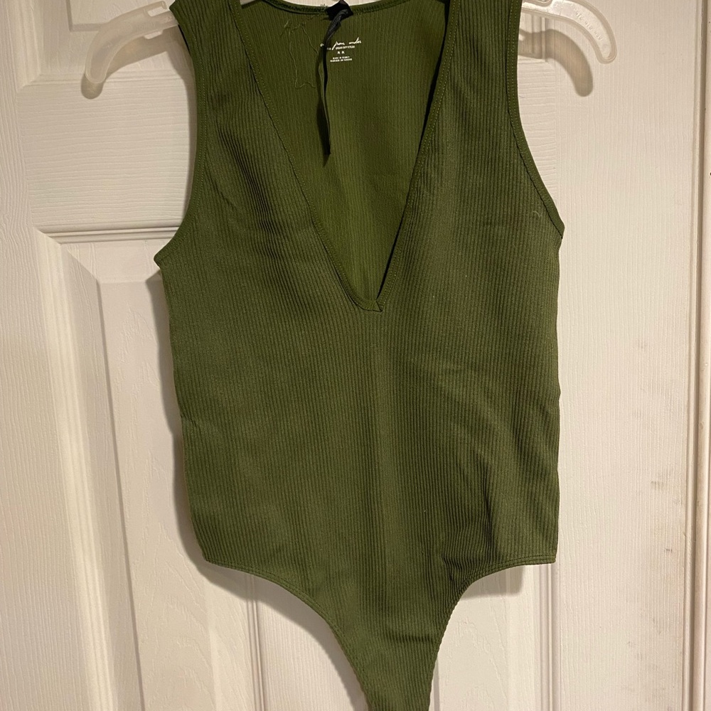 Urban Outfitters Green Body Suit Medium
